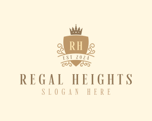 Regal Upscale Crown logo design