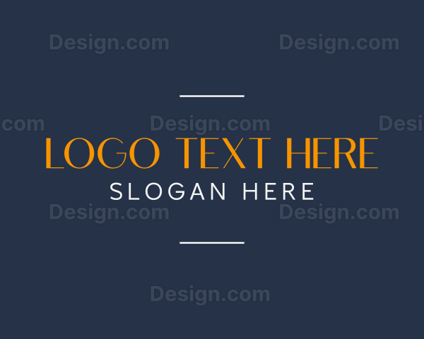 Elegant Business Wordmark Logo