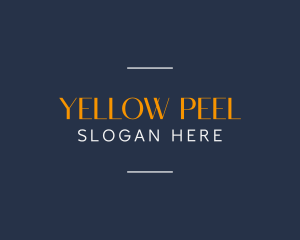 Elegant Business Wordmark logo design