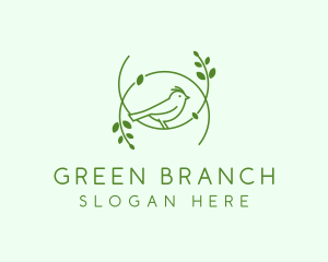 Sparrow Nature Branch logo design