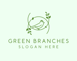 Sparrow Nature Branch logo design