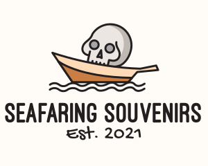 Dead Seafarer Skull logo design