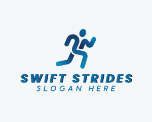 Running Marathon Athlete logo