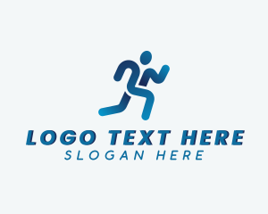 Running - Running Marathon Athlete logo design