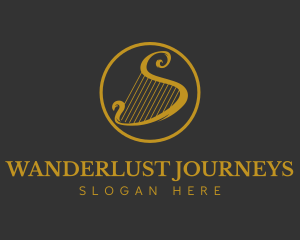 Gold Harp String logo