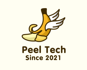 Banana Peel Wings logo design