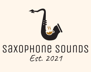 Music Saxophone Cafe logo