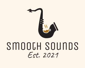 Music Saxophone Cafe logo