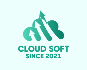 Web Transfer Cloud logo design