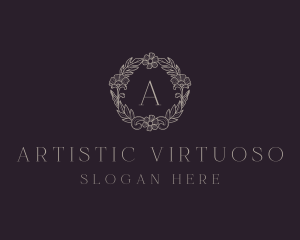 Majestic Floral Foliage logo design