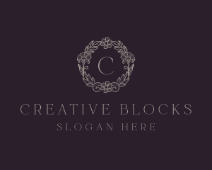 Majestic Floral Foliage logo design