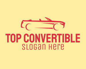 Red Convertible Sports Car  logo