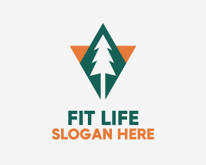 Mountaineering Nature Forest  Logo