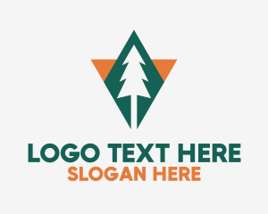 Mountaineering Nature Forest  Logo