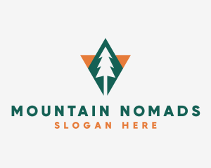 Mountaineering Nature Forest  logo design