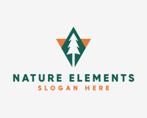 Mountaineering Nature Forest  logo design