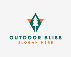 Mountaineering Nature Forest  logo design