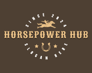 Cowboy Horse Ranch logo design