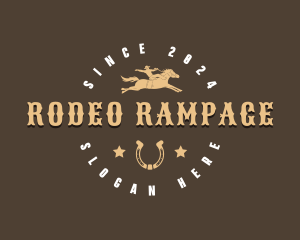 Cowboy Horse Ranch logo design