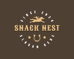 Cowboy Horse Ranch logo design