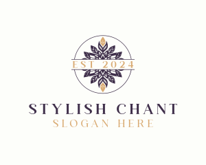 Stylish Floral Boutique logo design