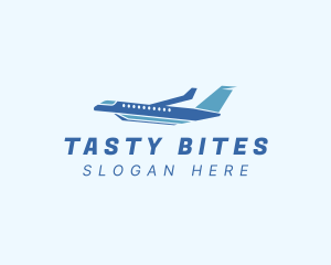 Aircraft Logistics Transport Logo