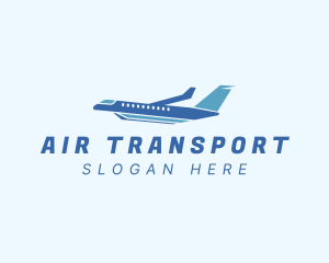 Aircraft Logistics Transport logo design