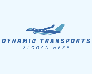 Aircraft Logistics Transport logo design