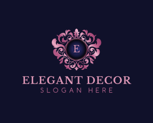 Premium Floral Ornament logo design