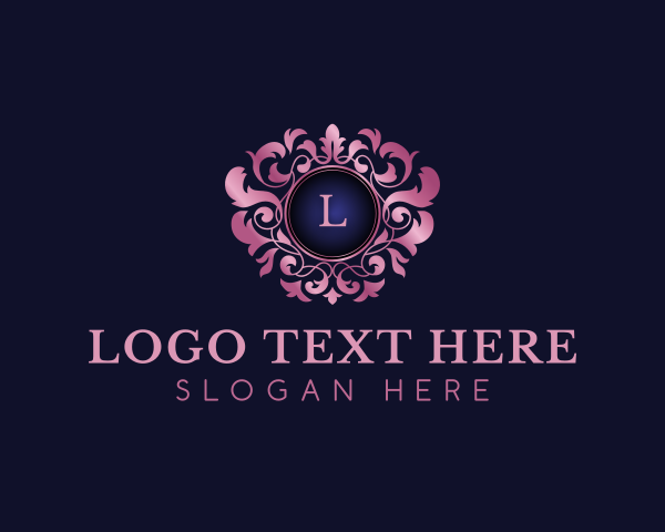 Premium Floral Ornament logo