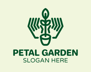 Seedling Plant Pot  logo design