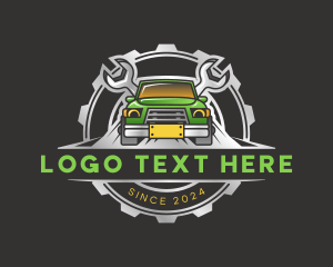 Mechanic Wrench Car logo