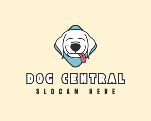 Cute Pet Puppy logo design