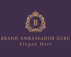 Gold Expensive Boutique logo design