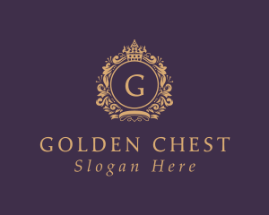 Gold Expensive Boutique logo design