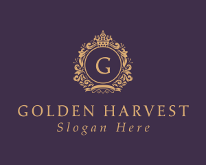 Gold Expensive Boutique logo design