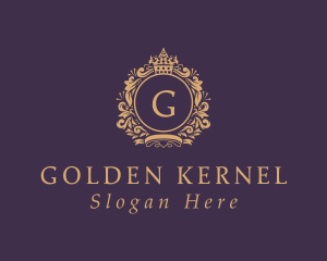 Gold Expensive Boutique logo design