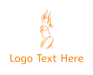 Orange Belly Dancer logo