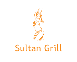 Orange Belly Dancer logo