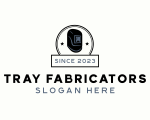 Fabrication Welding Helmet logo design