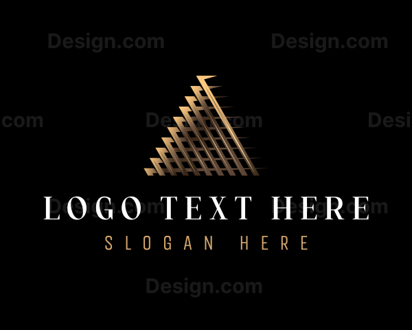 Luxury Finance Pyramid Logo