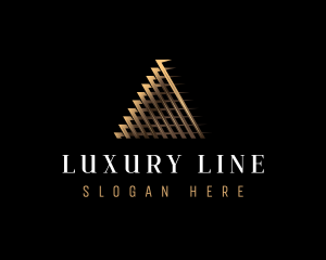 Luxury Finance Pyramid logo design