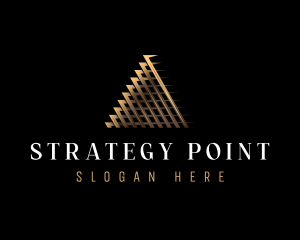 Luxury Finance Pyramid logo design