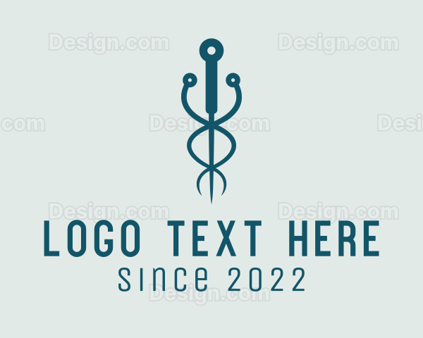 Medical Acupuncture Needle Logo