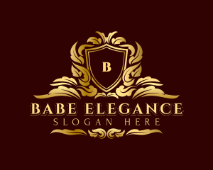 Luxury Deluxe Shield logo design