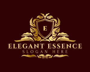 Luxury Deluxe Shield logo design