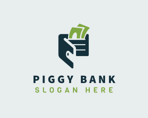 Money Wallet Savings logo design