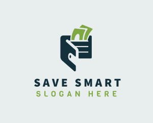 Money Wallet Savings logo design