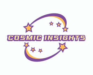 Cosmic Shooting Star logo design