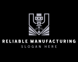 Laser Machinery Manufacturing logo design